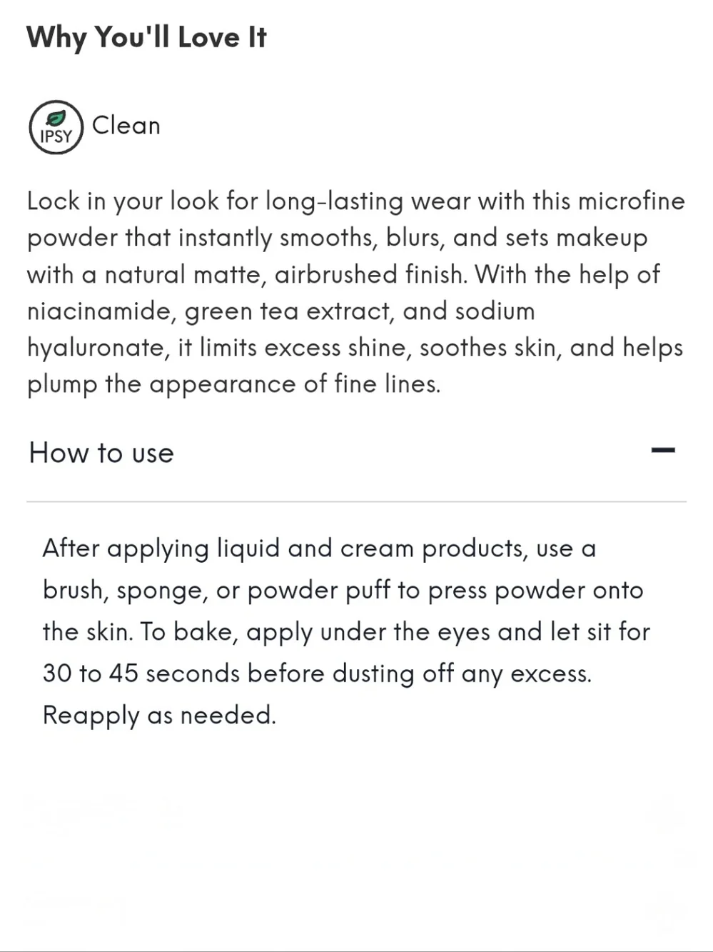 💥Sale💥Lys Beauty Triple Fix Translucent Loose Setting Powder In Resilience - Picture 4 of 4